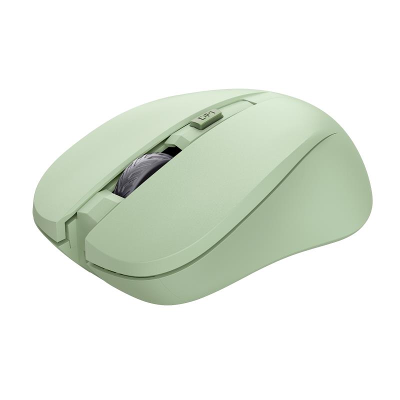 TRUST MOUSE USB OPTICAL WRL GREEN/MYDO 25042