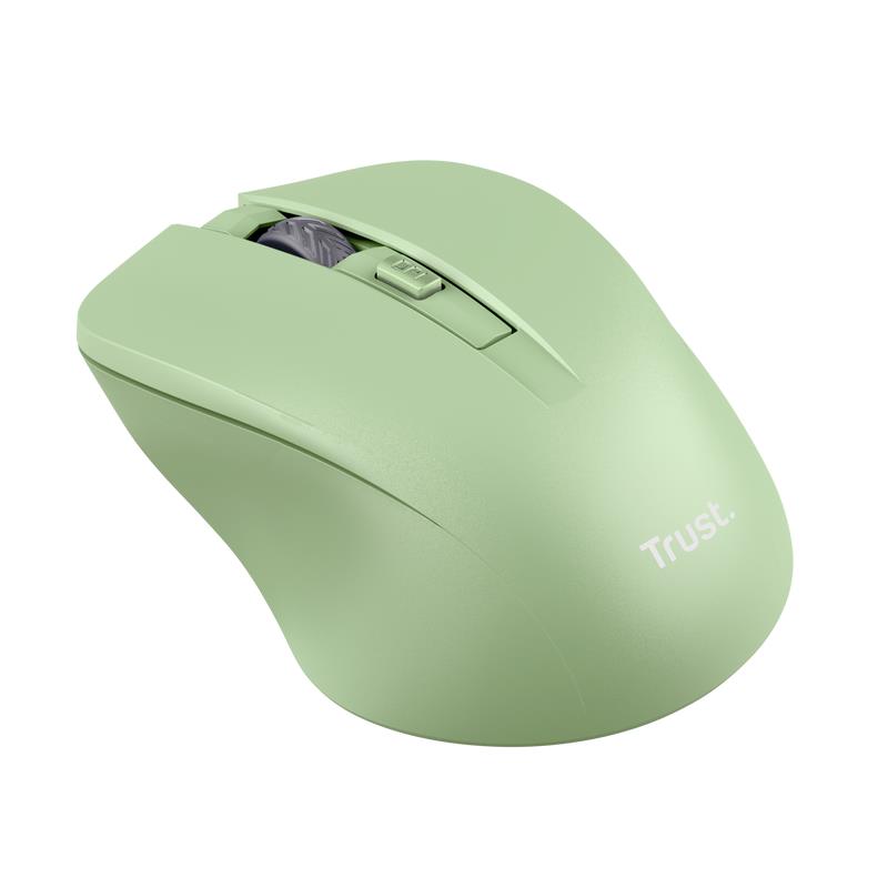 TRUST MOUSE USB OPTICAL WRL GREEN/MYDO 25042