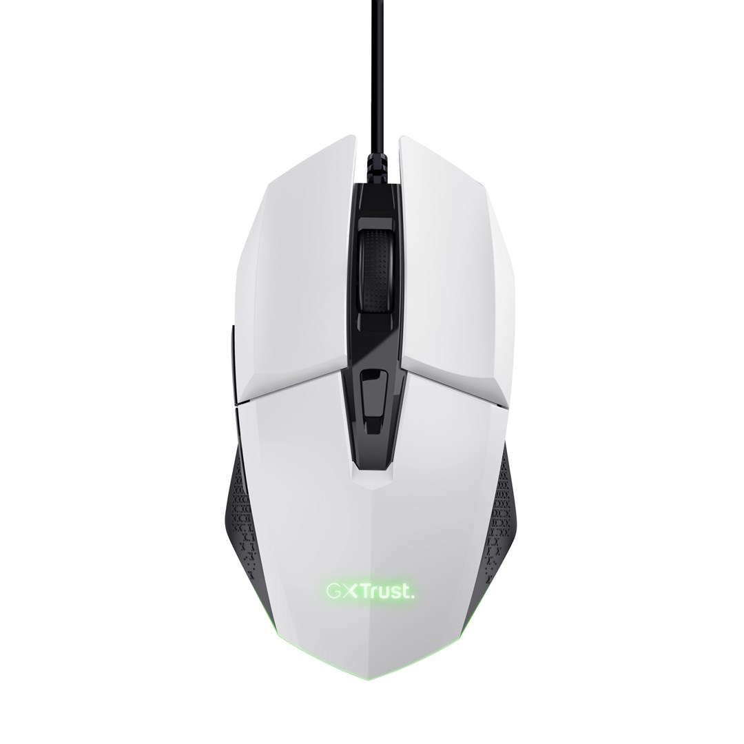 TRUST MOUSE USB OPTICAL GAMING WHITE/GXT 109W FELOX 25066