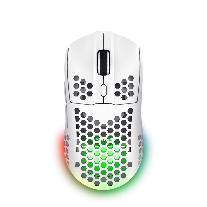 MOUSE USB OPTICAL WRL GXT929W/HELOX LIGHTW WHITE 25390 TRUST