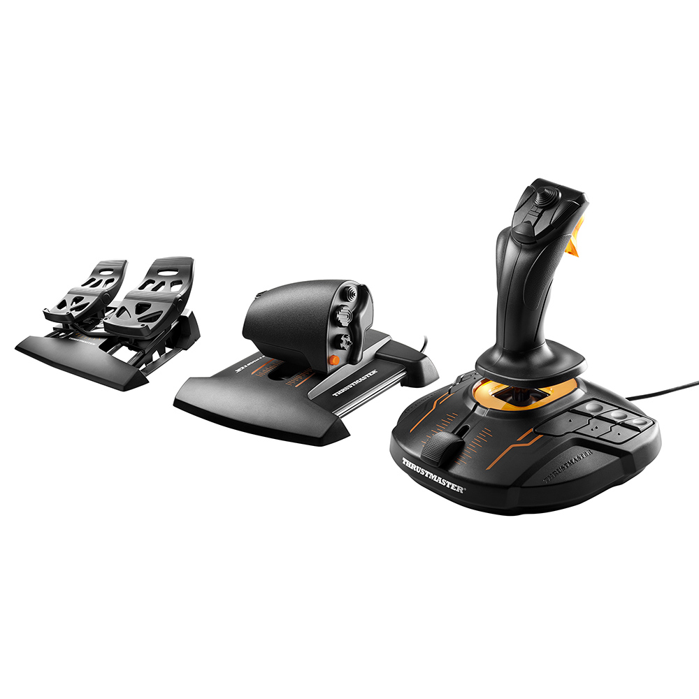 Thrustmaster, Joystick T 16000M Flight Pack, Black