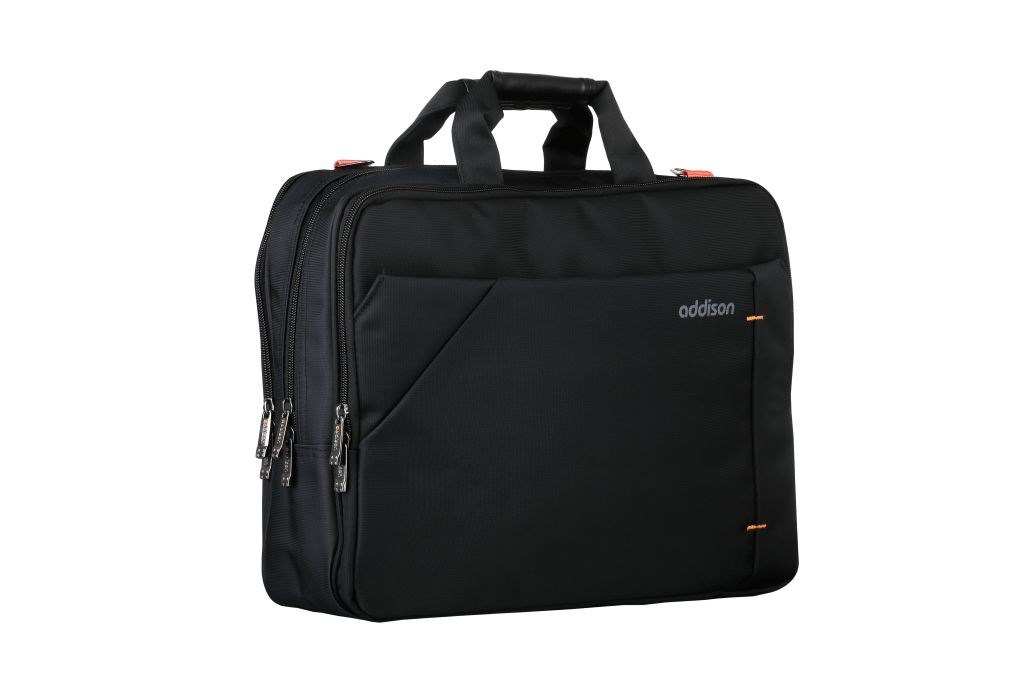 Addison 305014 notebook case 35.8 cm (14.1") Toploader bag Black