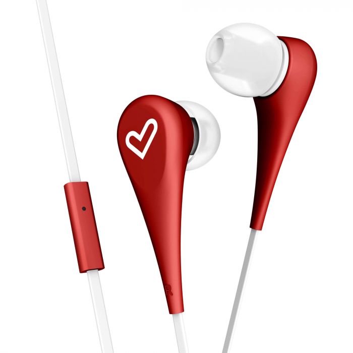 Energy Sistem, Earphones Style 1+, Wired, In-ear, Microphone, Red