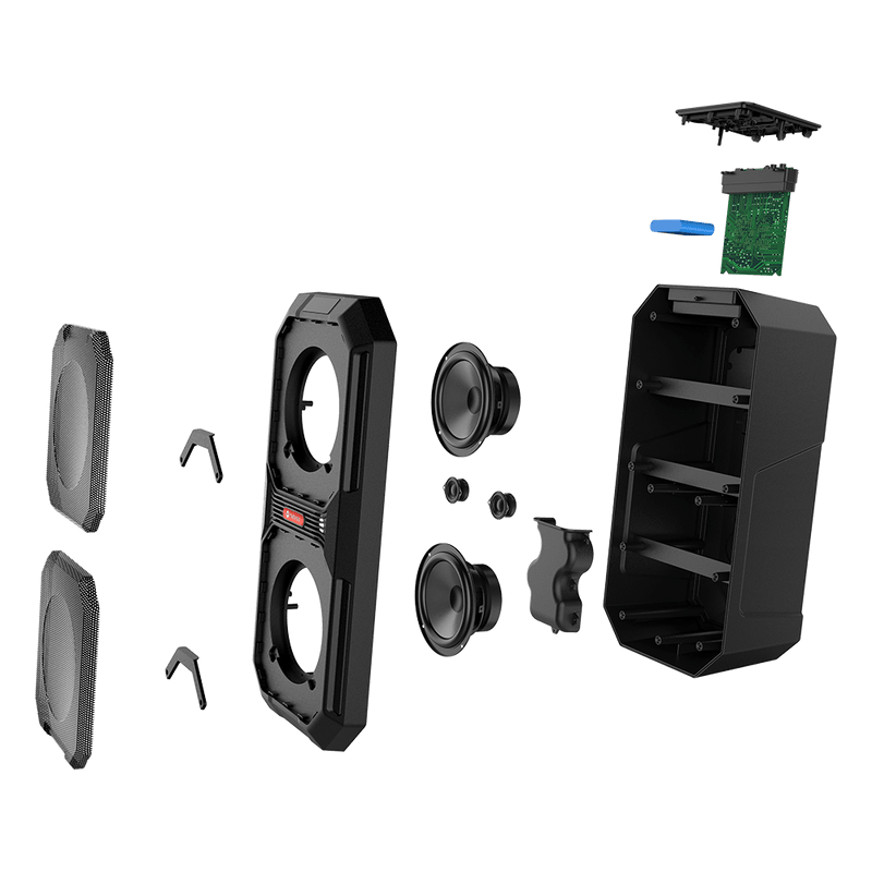 Motorola, Party Speaker, ROKR 820 XL, Waterproof, Bluetooth, Black, Portable, Wireless connection