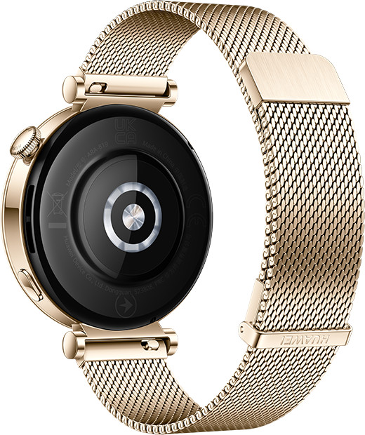 GT 4 (41mm), Smart watch, GPS (satellite), AMOLED, 1.32”, Waterproof, Gold Milanese