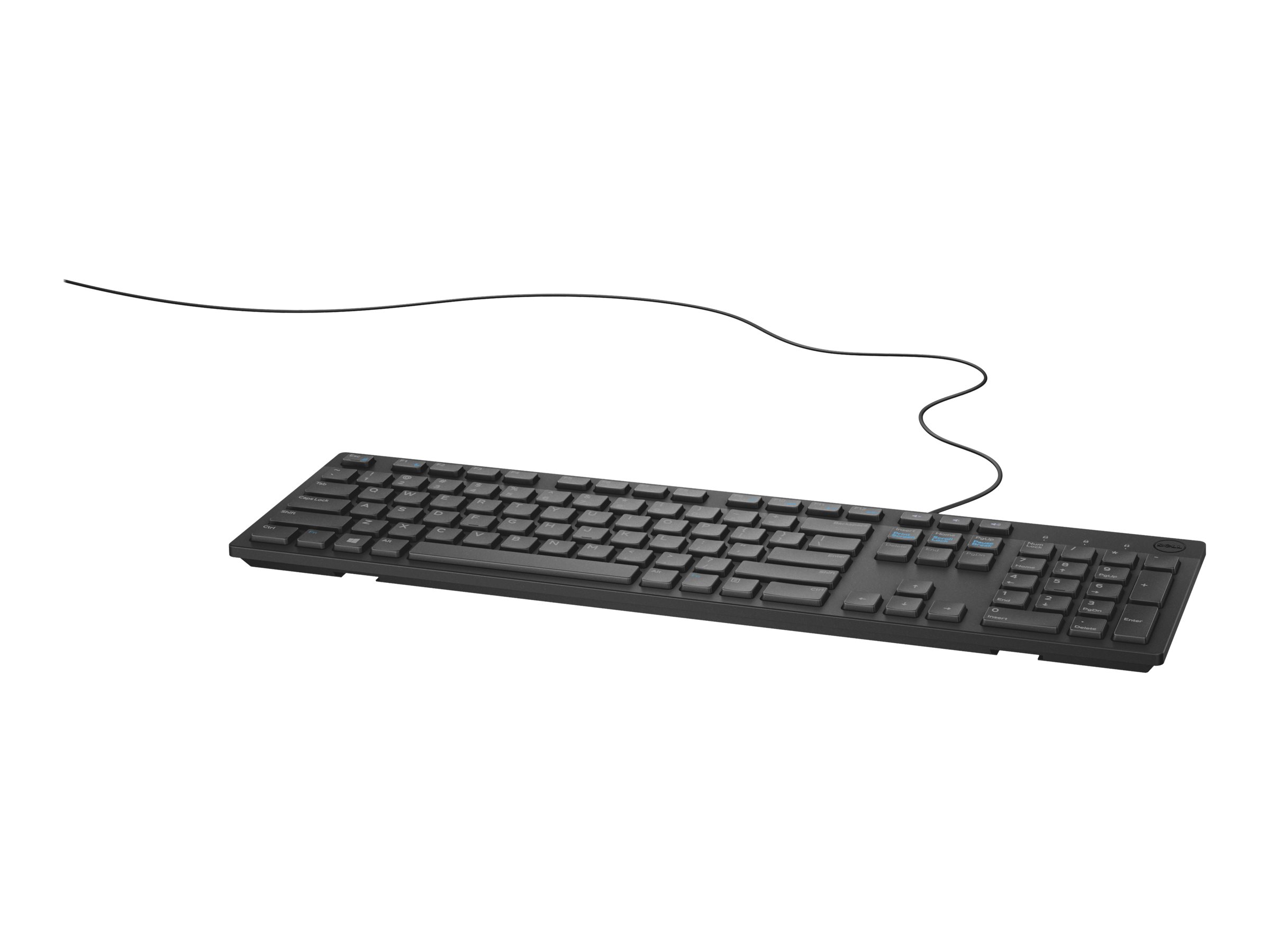 Dell Multimedia Keyboard-KB216 - US International (QWERTY) - Black (RTL BOX)