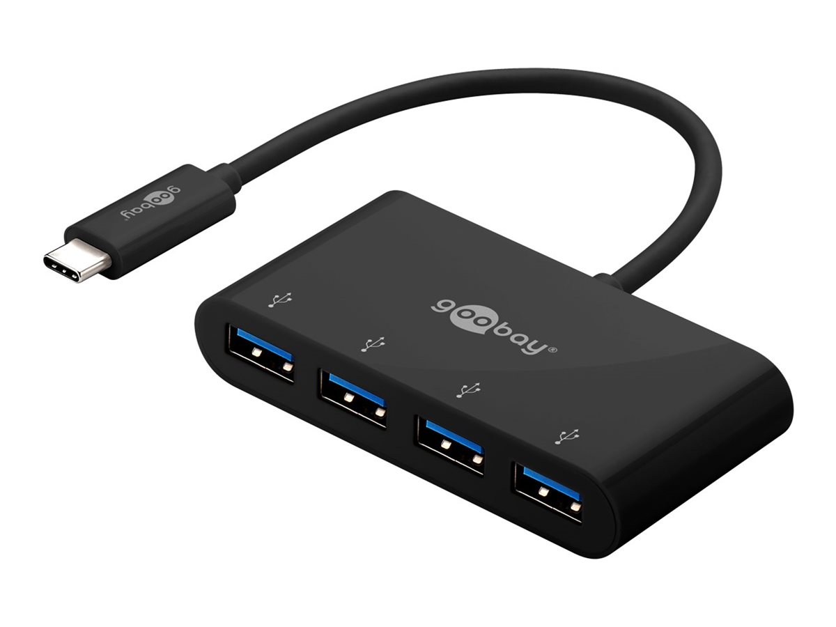 Goobay, 4-Port USB-C Multiport Adapter, 61073, Type-C, USB-A