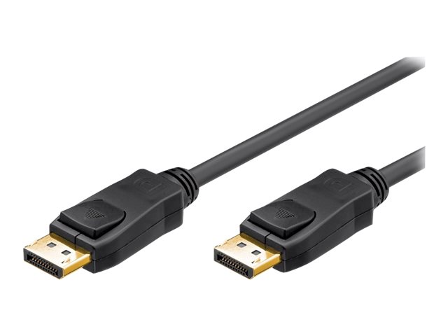 Goobay, Black, DisplayPort connector cable 1.2, DP to DP, 3 m