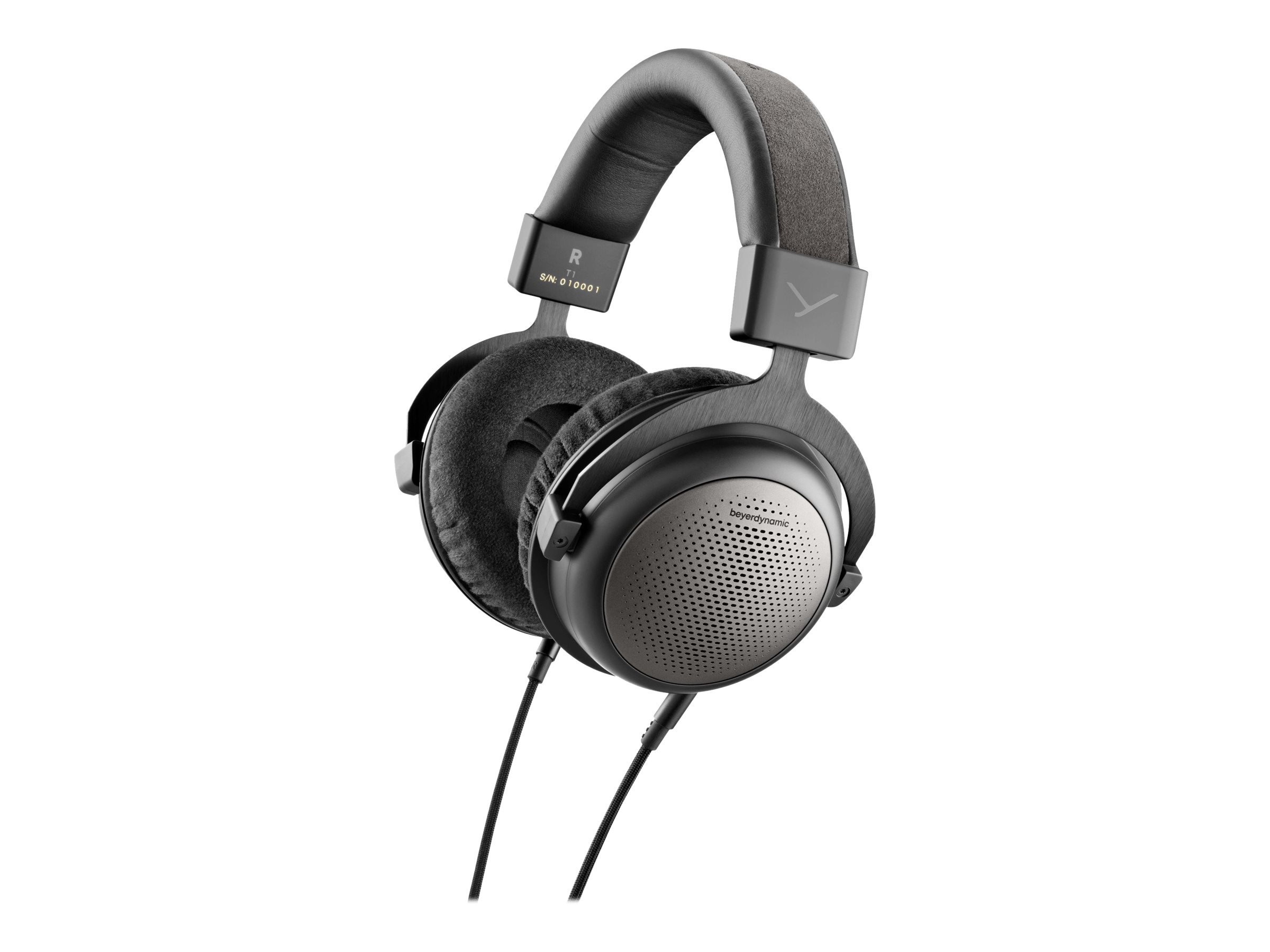 Beyerdynamic, Dynamic Stereo Headphones (3rd generation), T1, Wired, Over-Ear, Black