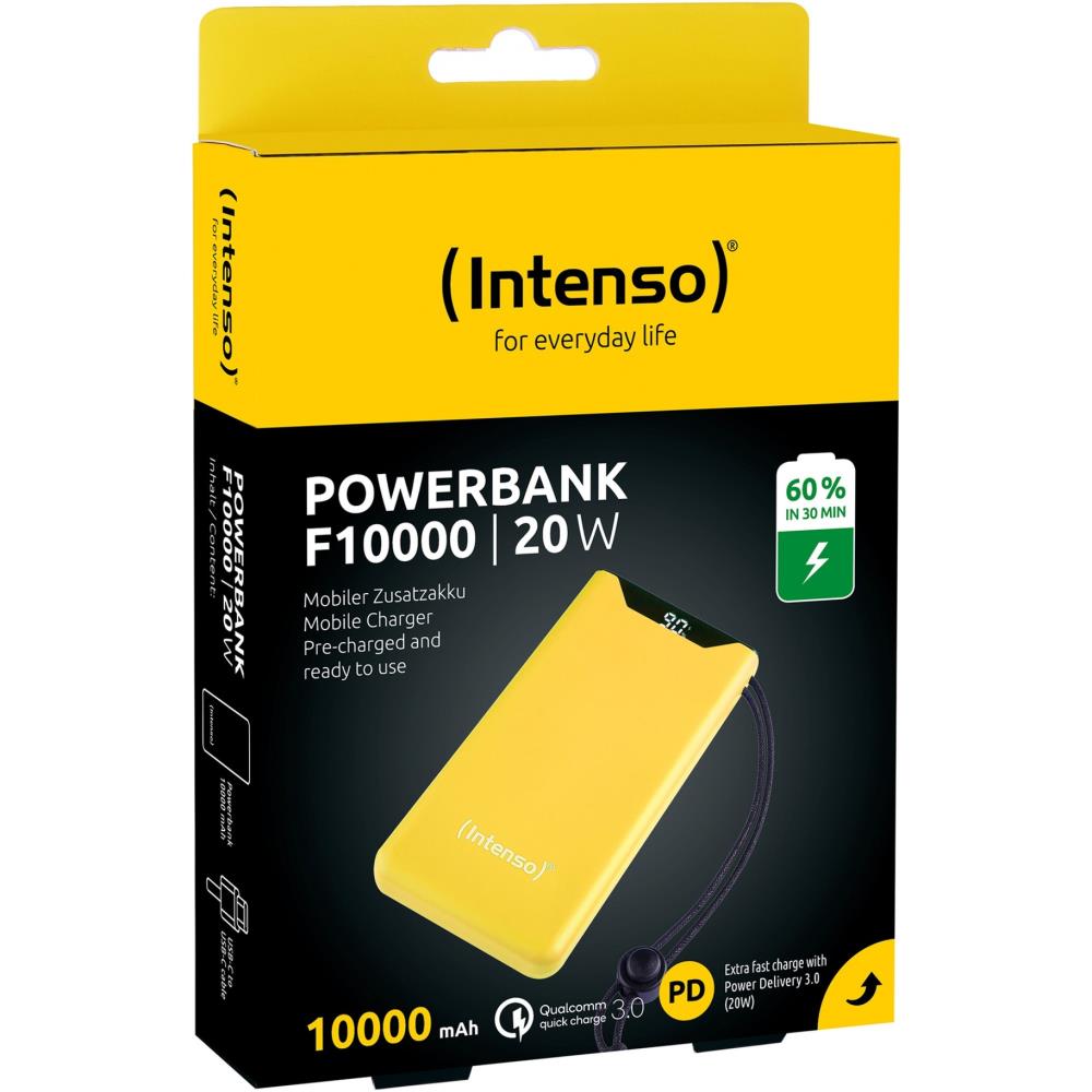 INTENSO POWER BANK USB 10000MAH/YELLOW 7332039