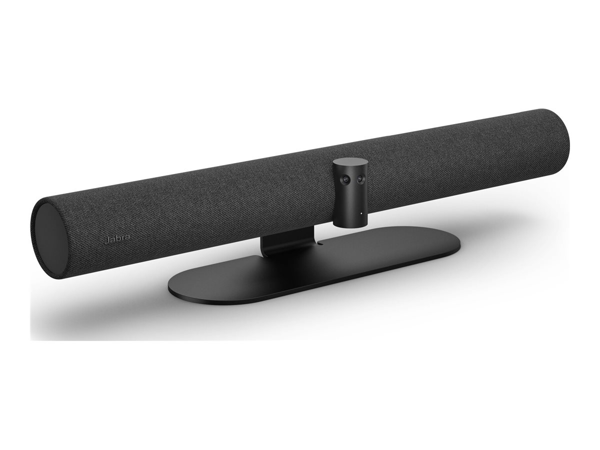 JABRA  PanaCast 50, EMEA, Black; 180° Field of View, Real-time Whiteboard Streaming, Plug-and-play, Optimized for all leading UC platforms, incl Microsoft Teams, Zoom, Google Meet, Safety Capacity and Room Usage Insights+Virtual Director intelligently