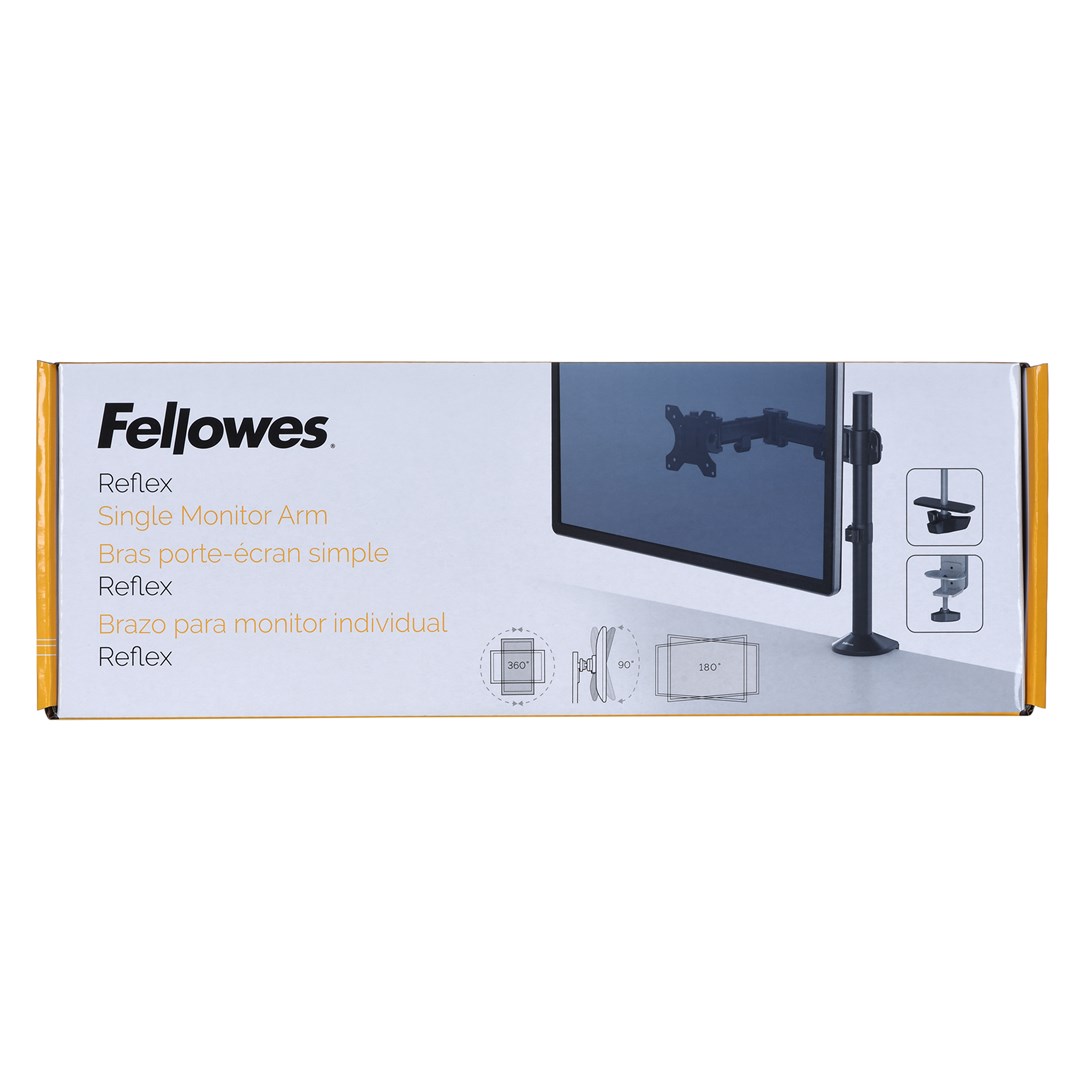 FELLOWES Monitori  JALG SINGLE REFLEX/BLACK 8502501