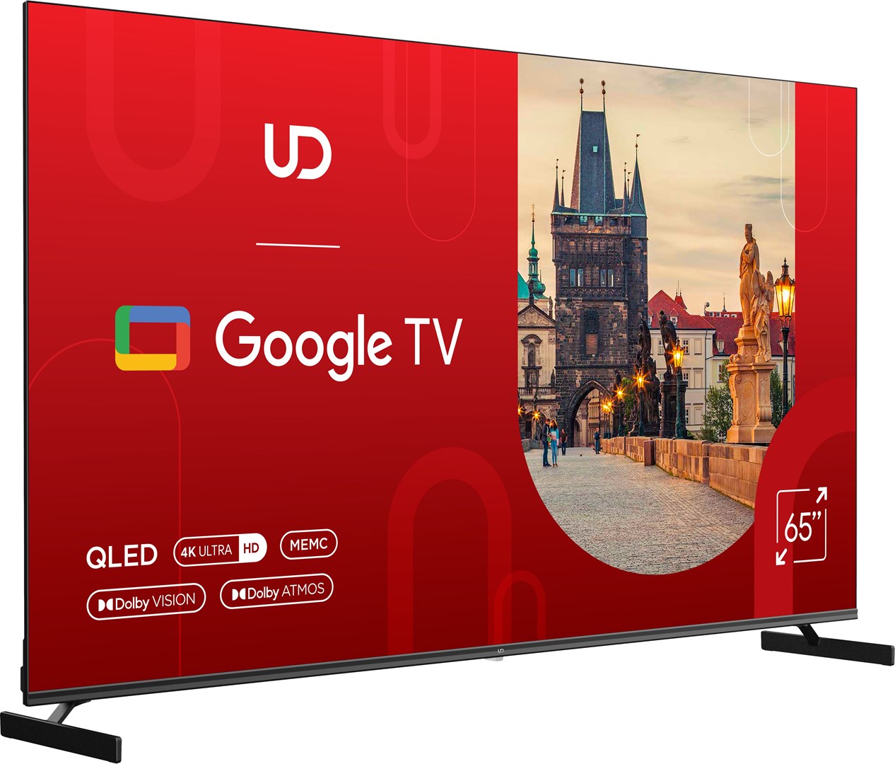 UD 65" TV 65QGU7210S 4K Ultra HD, Q-LED, DVB-T/T2/C