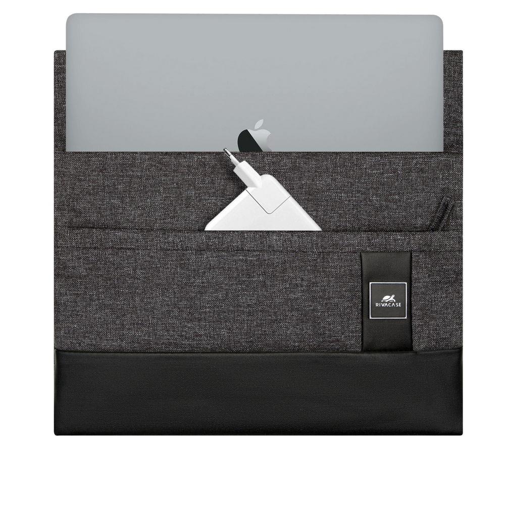 RIVACASE SÜLEARVUTI SLEEVE MACBOOK PRO/AIR 13/8802 BLACK MELANGE