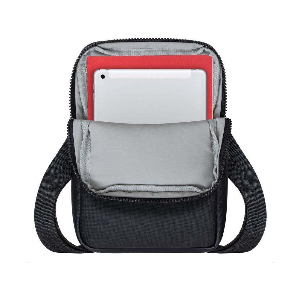 RIVACASE TABLET CASE CROSSBODY 8"/8810 BLACK MELANGE