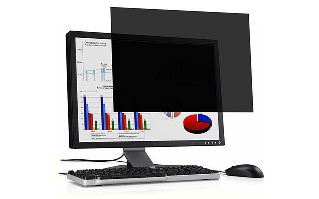 Privacy filter PORT DESIGNS 900209 Privacy film for screen/monitor Black