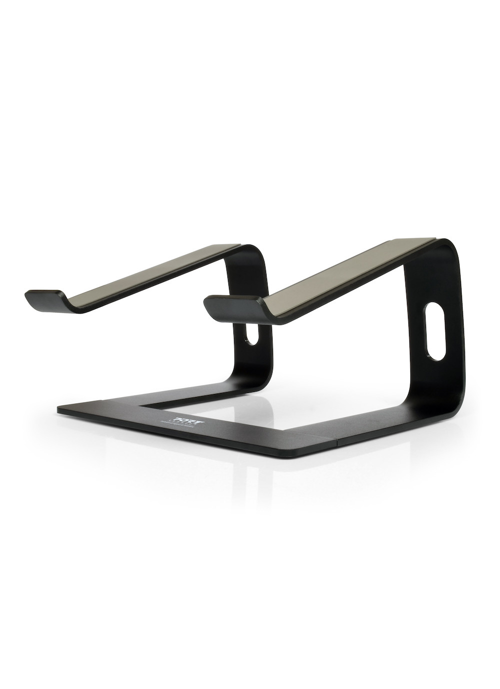 Port Designs 901103 notebook stand 39.6 cm (15.6") Aluminium, Black