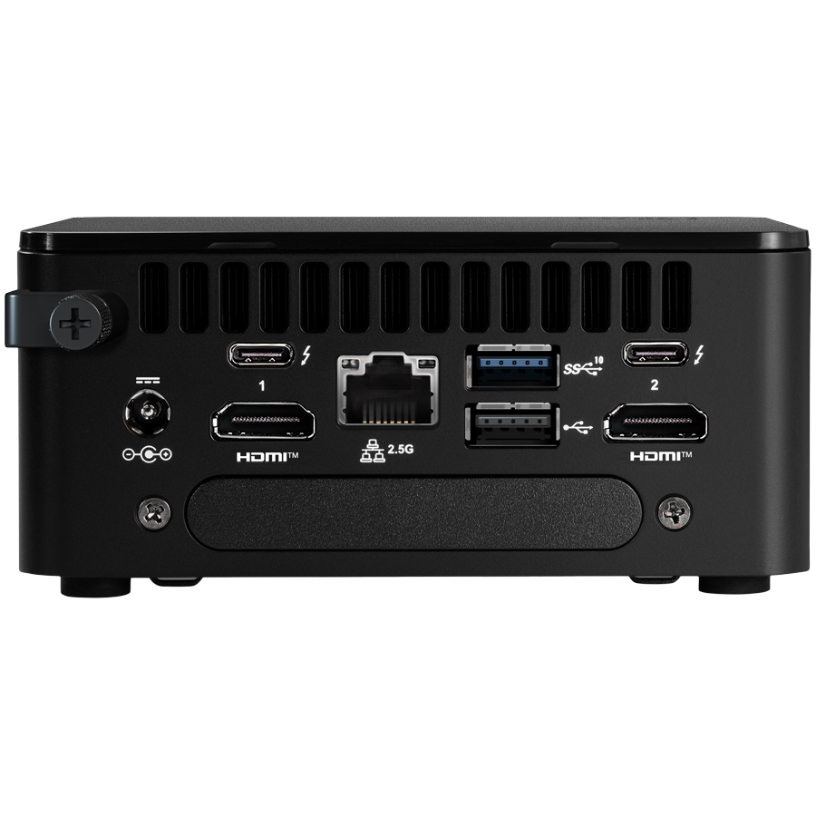 ASUS  NUC 13 Pro Kit NUC13ANHi3, Core i3-1315U Processor, 4xUSB, M.2 22x80 NVMe; 22x42 SATA, 2.5'' SATA slot, 2, 5Gbe LAN, 2xHDMI, 2x Thunderbolt 4 (USB-C+DP), no cord, single unit, EAN:5032037267762