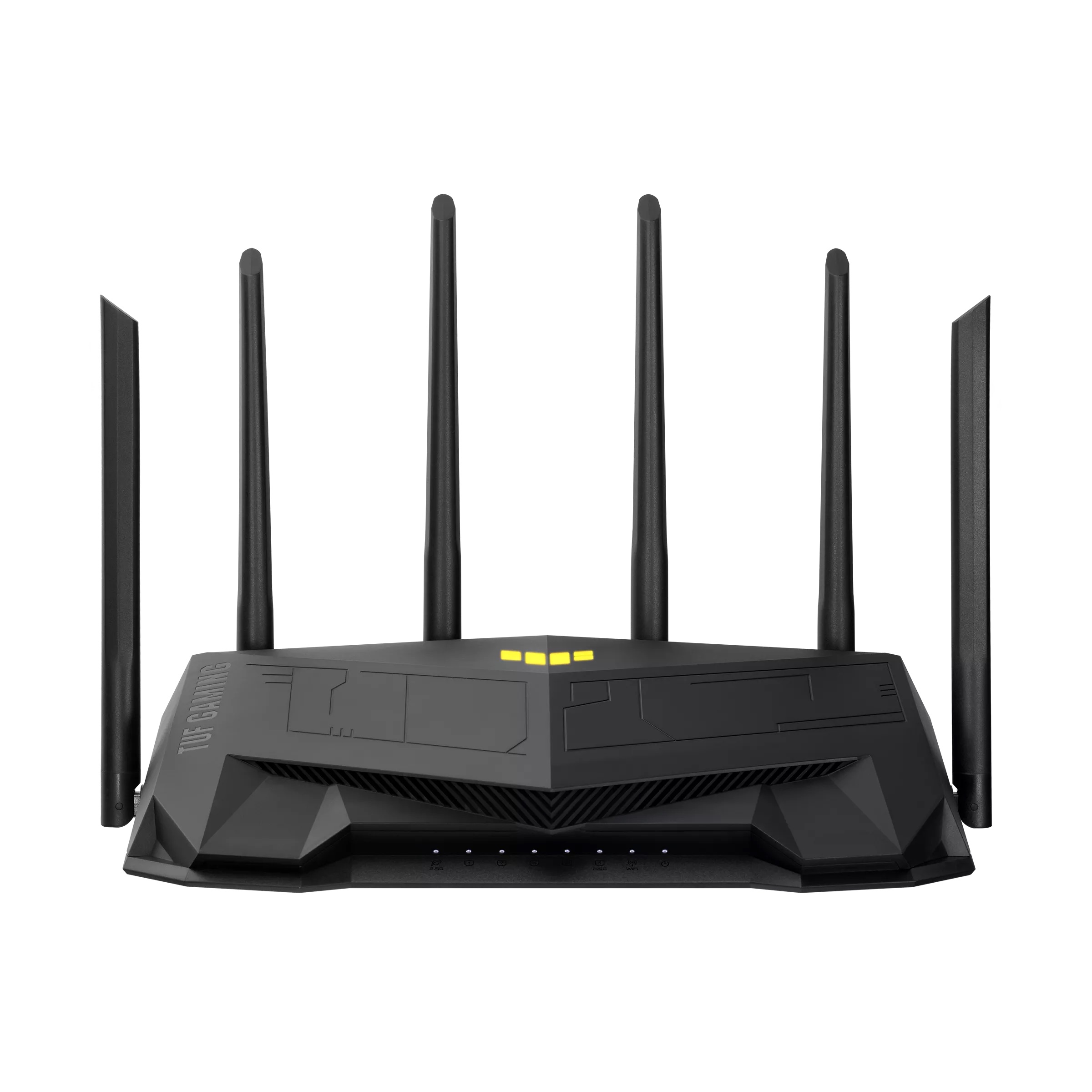 Asus Wireless Wifi 6 Dual Band Gaming Router TUF-AX6000 802.11ax 1148+4804 Mbit/s 10/100/1000 Mbit/s Ethernet LAN (RJ-45) ports 5 Mesh Support Yes MU-MiMO Yes No mobile broadband Antenna type External