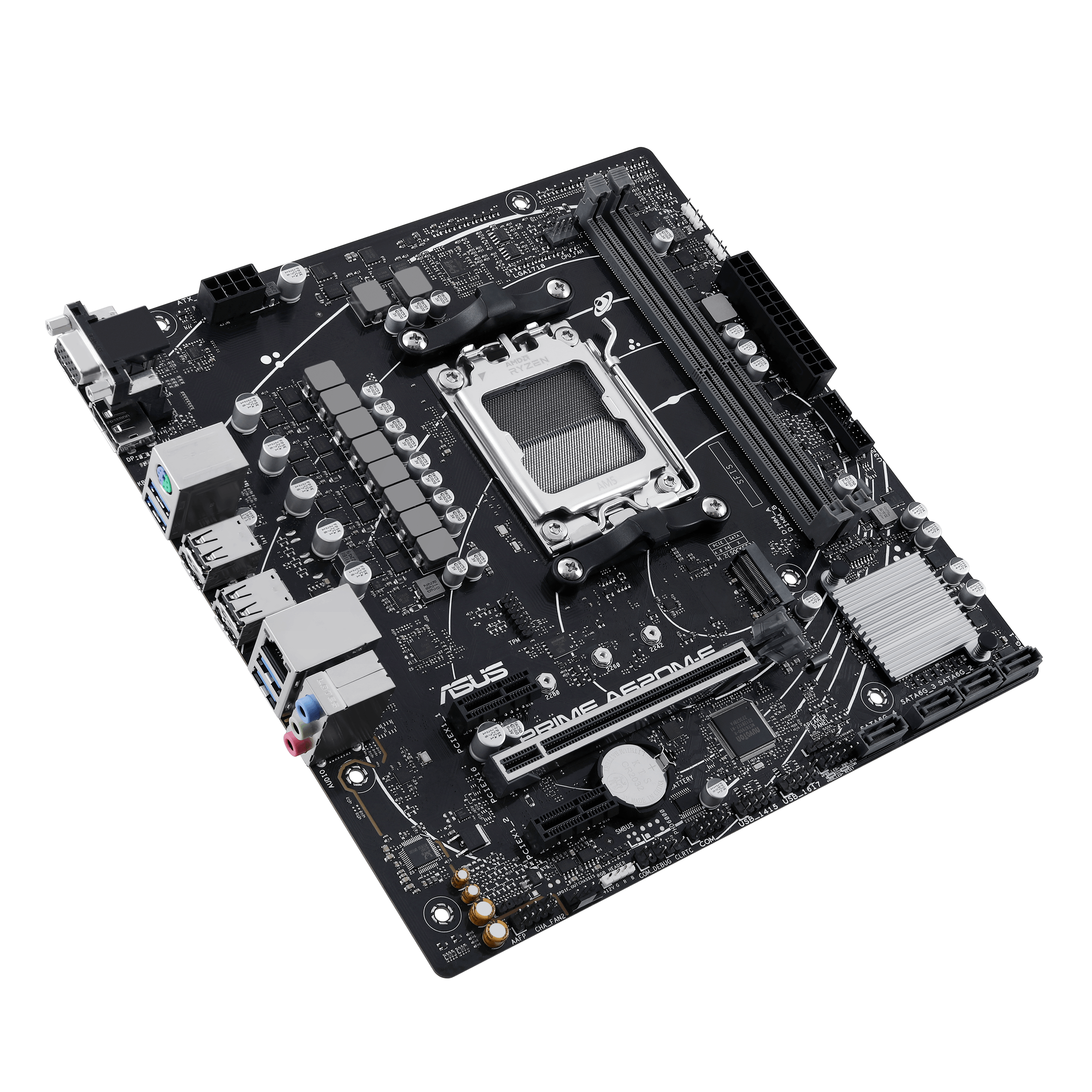 ASUS Prime A620M-E AMD A620 Protsessoripesa AM5 Mikro ATX