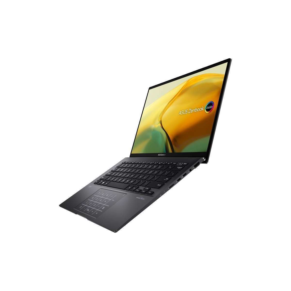 ASUS Notebook, ZenBook Series, UM3402YA-KP753W, CPU  Ryzen 5, 7430U, 2300 MHz, 14", 2560x1600, RAM 16GB, LPDDR4x, SSD 512GB, AMD Radeon Graphics, Integrated, ENG, NumberPad, Card Reader microSD, Windows 11 Home, Black, 1.35 kg, 90SÜLEARVUTI0W95-M01D80