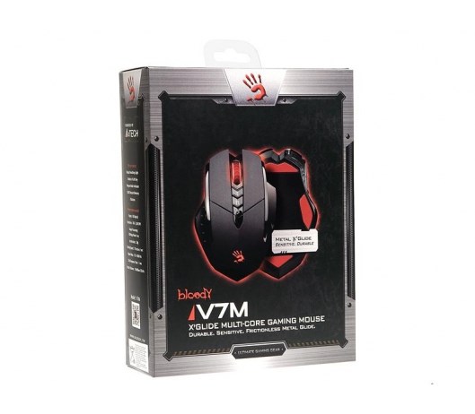 A4Tech Bloody V7m mouse USB Type-A V-Track 3200 DPI