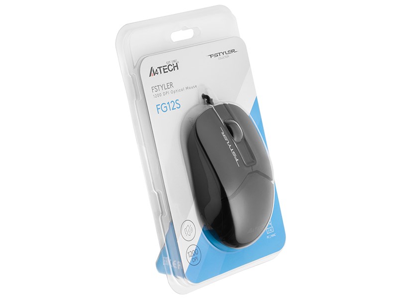 A4Tech wired optical mouse FSTYLER FG12S (Silent) A4TMYS47116