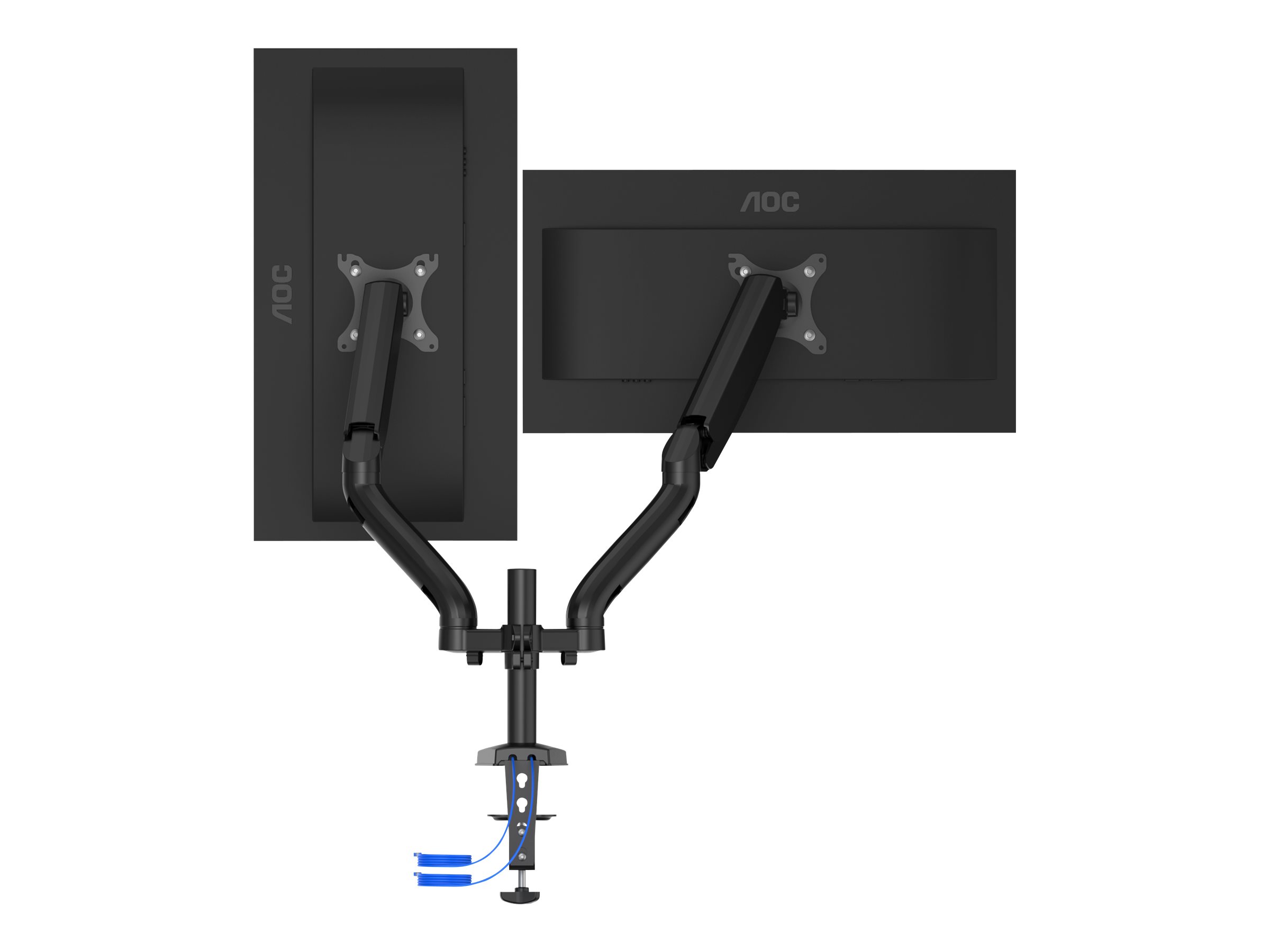 AOC AD110DX Dual Monitor Arm with USB