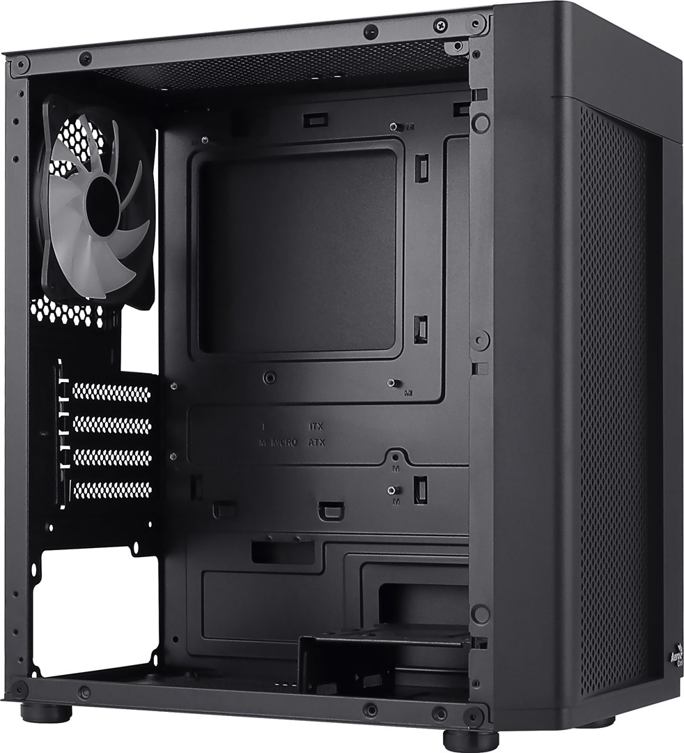 Aerocool HEXFORMBKV2 Micro ATX PC Case 3 Fans FRGB Black