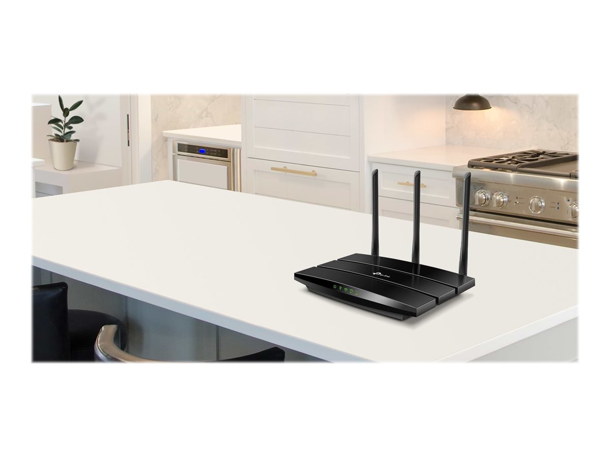 TP-Link Archer A8 juhtmevaba ruuter Gigabit Ethernet Kaks sagedusala (2,4 GHz / 5 GHz) Must