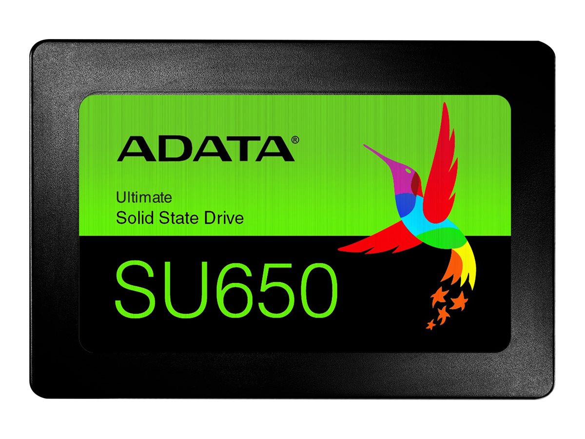 ADATA, Ultimate SU650 3D NAND SSD, 480 GB, SSD form factor 2.5”, SSD interface SATA, Read speed 520 MB/s, Write speed 450 MB/s