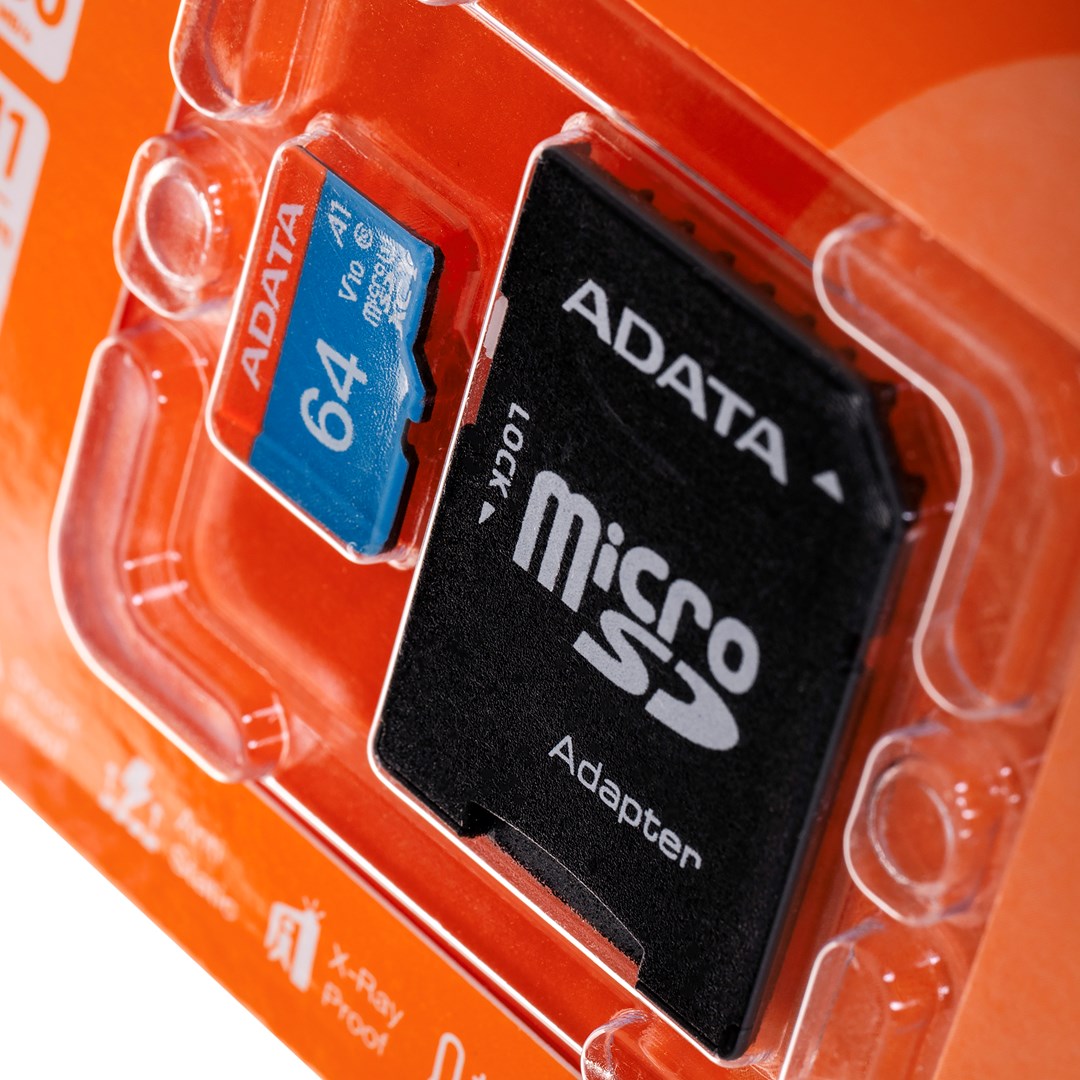 ADATA 64GB Micro SDXC V10 85MB/s + ad.