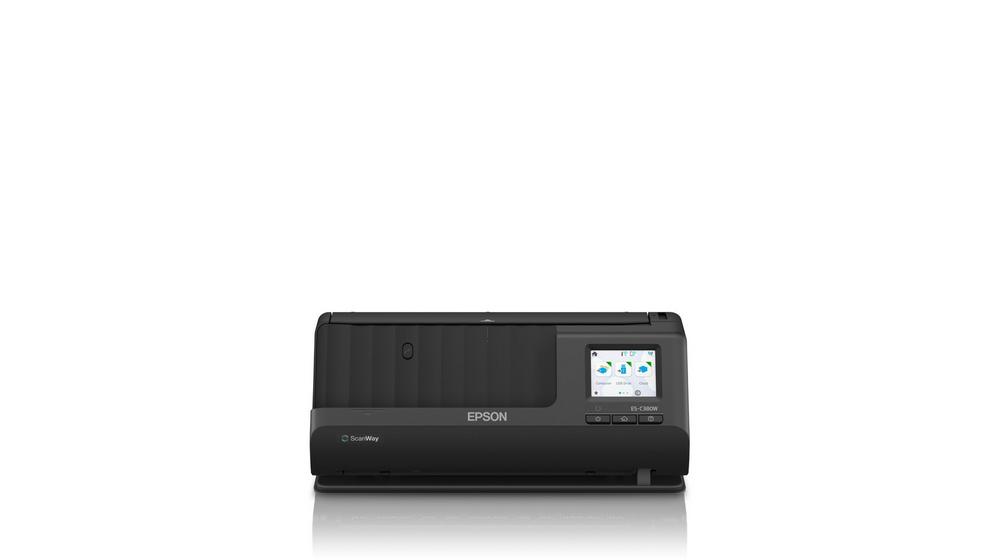 Epson ES-C380W ADF + poognaskanner 600 x 600 DPI A4 Must