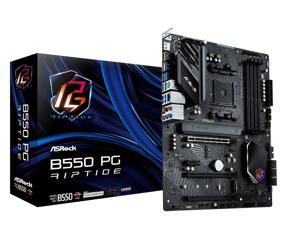 Asrock B550 PG Riptide AMD B550 Socket AM4 ATX