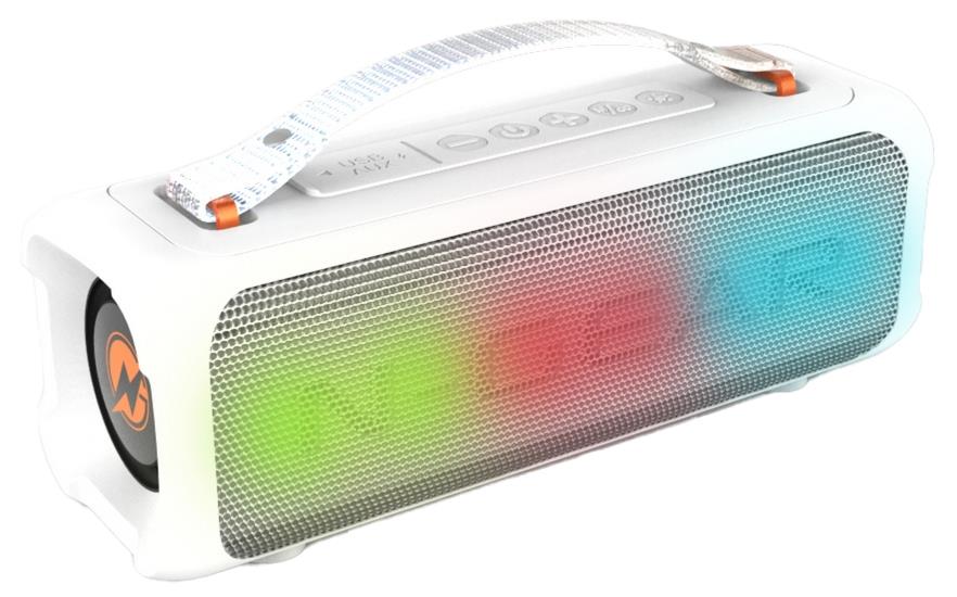 N-GEAR Portable Speaker, BLAZOOKA 703 WHITE, White, Wireless, BLAZOOKA703WH