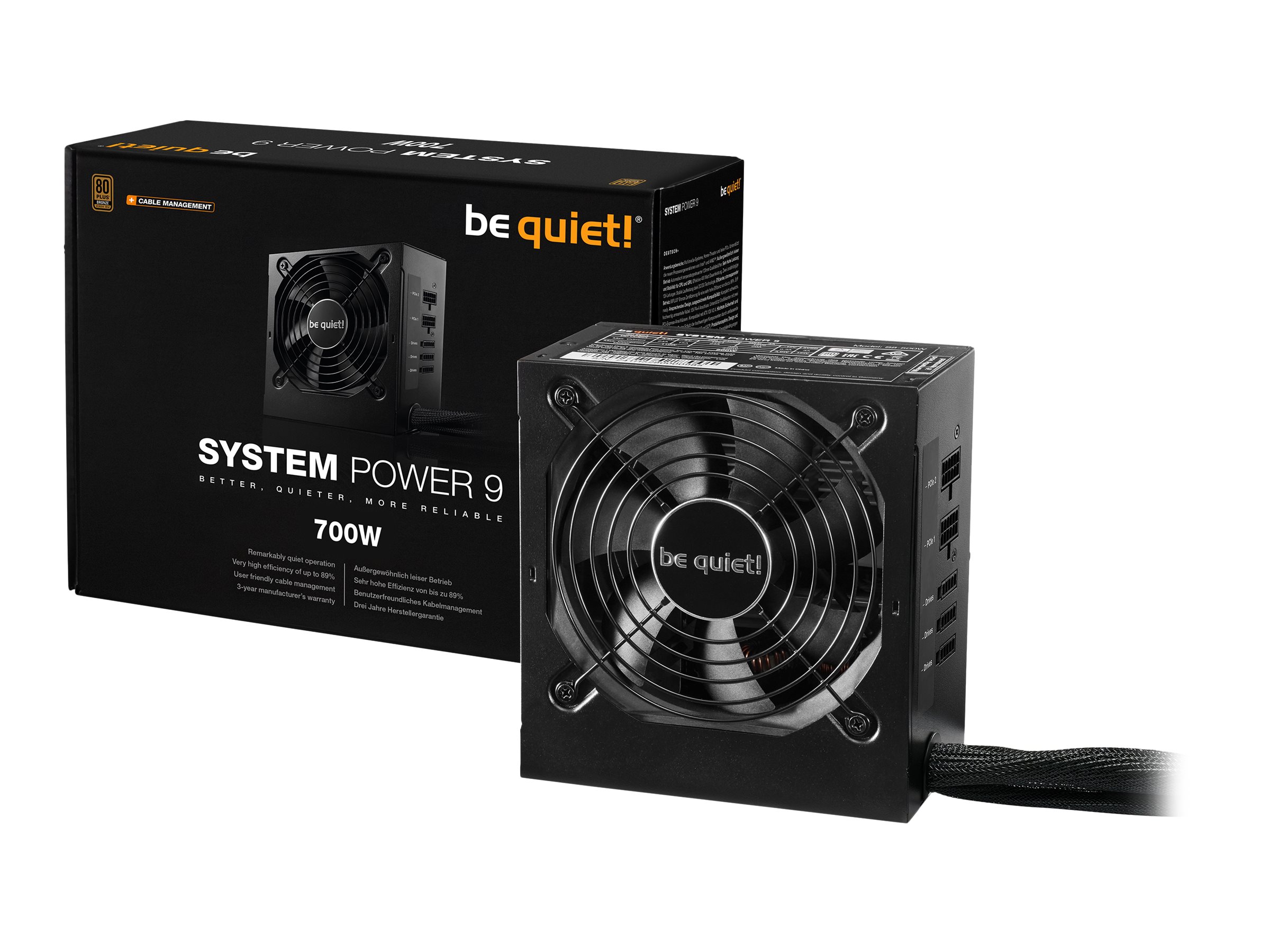 BE QUIET SYSTEM POWER 9 700W CM