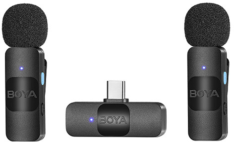 Boya  juhtmevaba mikrofon BY-V20 USB-C