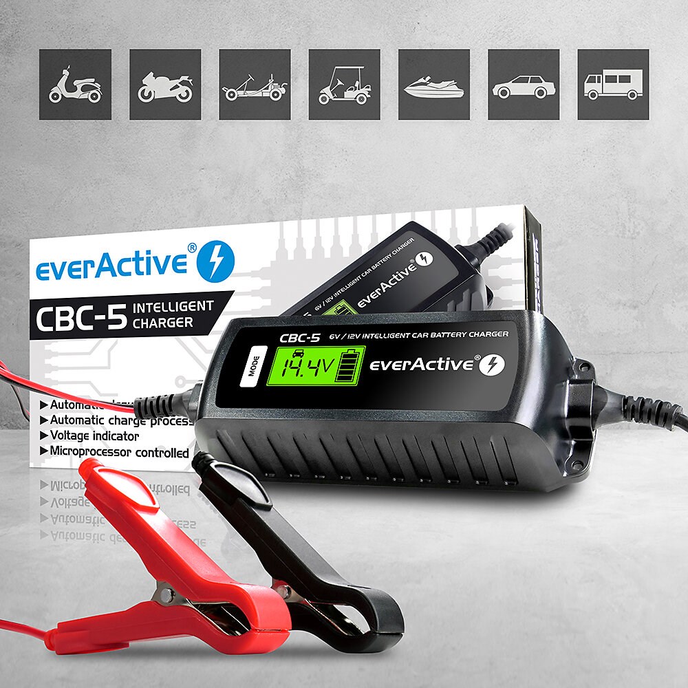 Car charger everActive CBC5 6V/12V