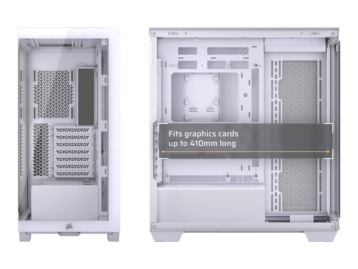 Corsair  Arvutikorpus, 3500X, White, Mid-Tower,  Ilma toiteplokita