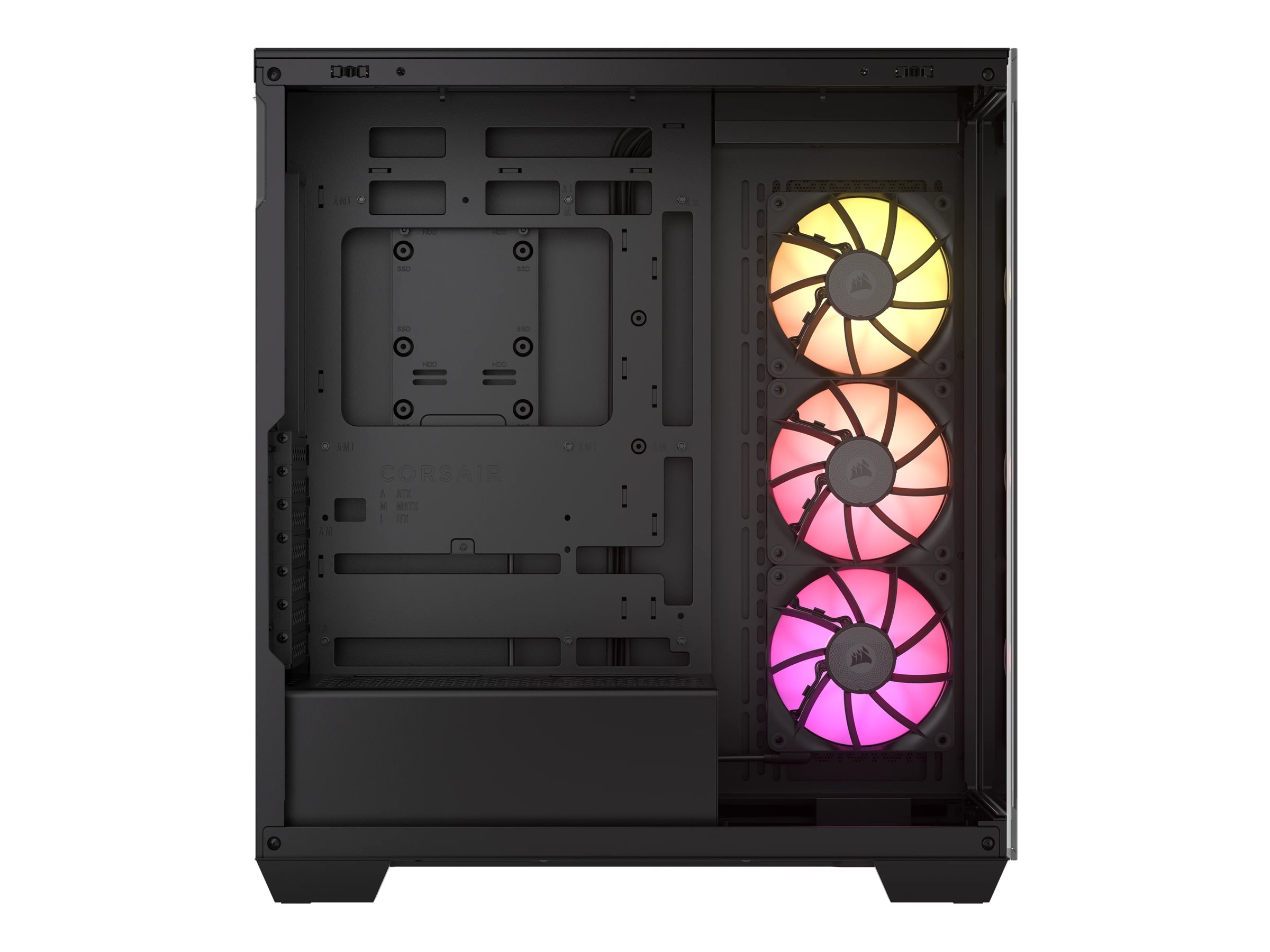 Corsair  Arvutikorpus, iCUE LINK 3500X RGB, Black, Mid-Tower,  Ilma toiteplokita, ATX