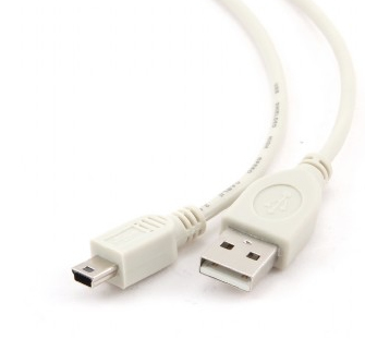 Cablexpert, CC-USB2-AM5P-3, USB-A to USB-B USB A, Mini-USB B