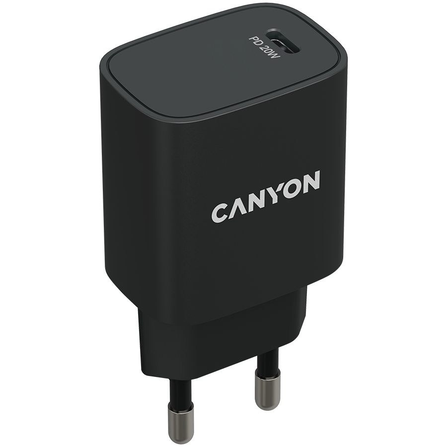 CANYON  charger H-20-02 PD 20W USB-C Black