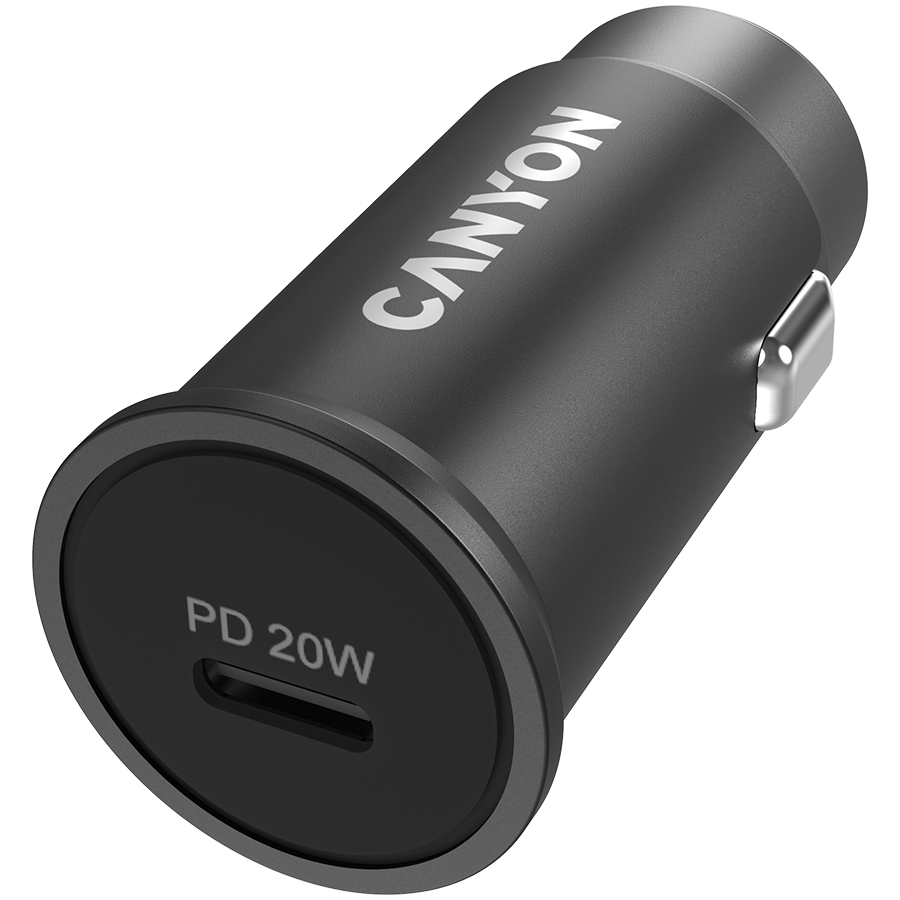 CANYON  car charger C-20 PD 20W USB-C Black