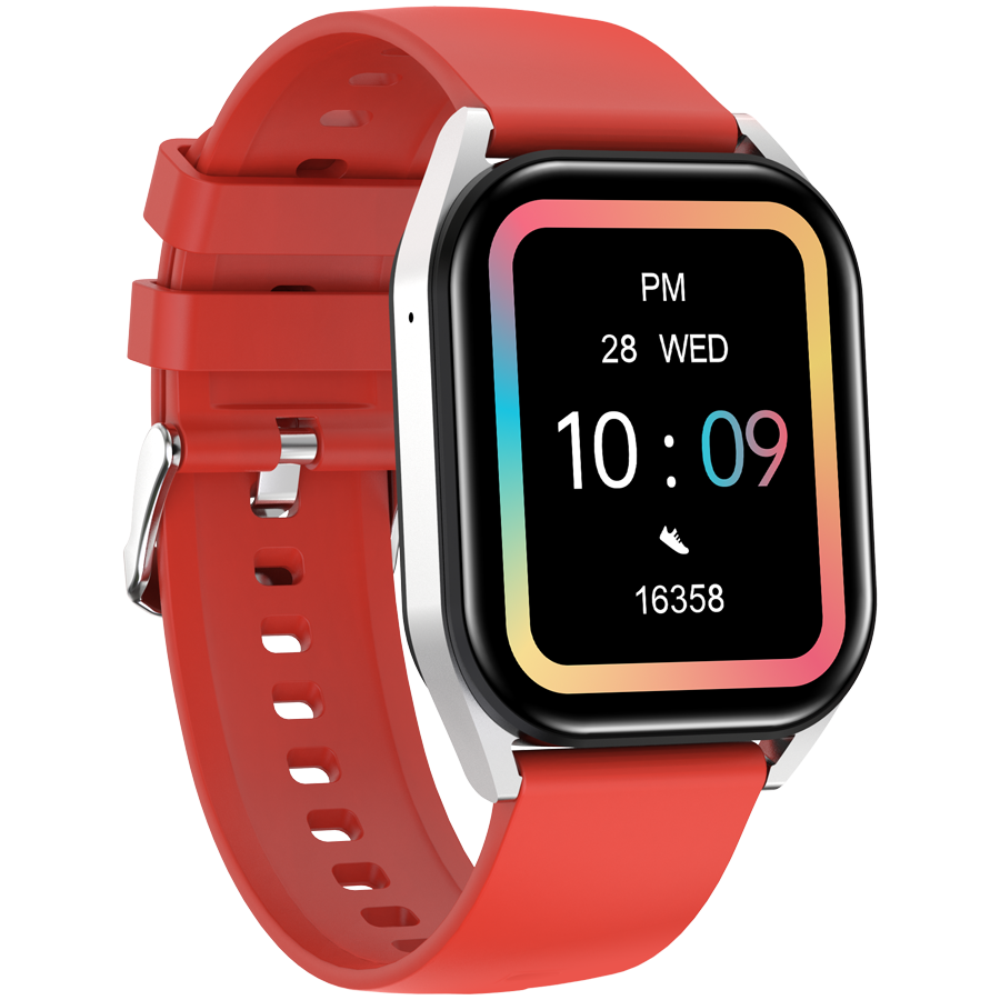 CANYON  smart watch Chatter SW-58 BT-CALL Silver Red