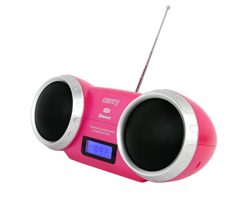 Camry Premium CR 1139p Stereo portable speaker Black, Grey, Pink 5 W