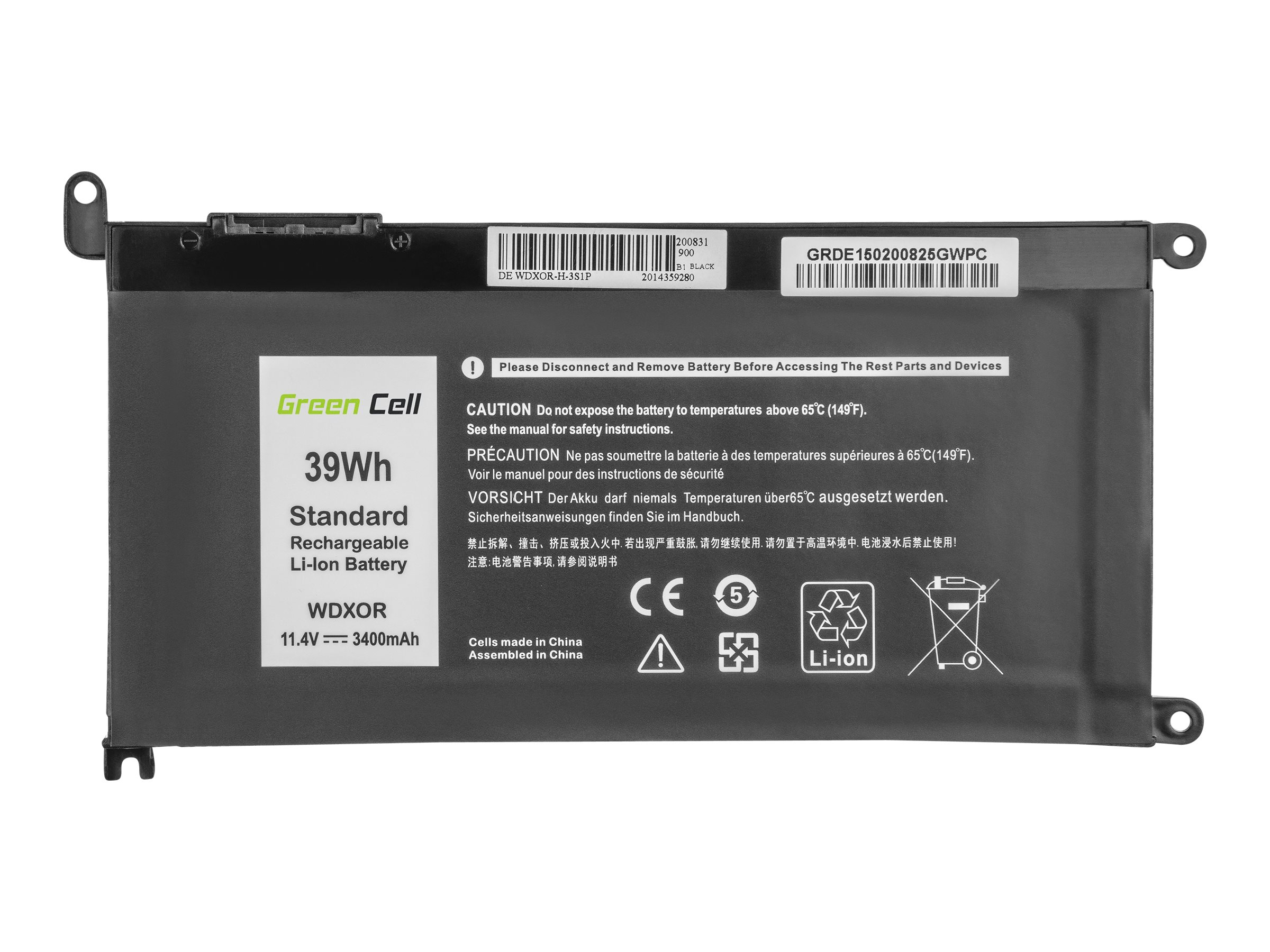 GREEN CELL Battery for Dell Inspiron 13