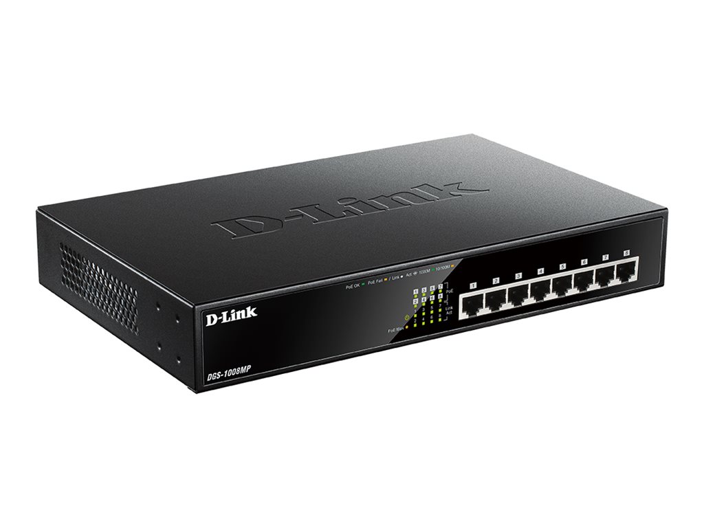 D-LINK 8-Port Layer2 PoE+ Gigabit Switch