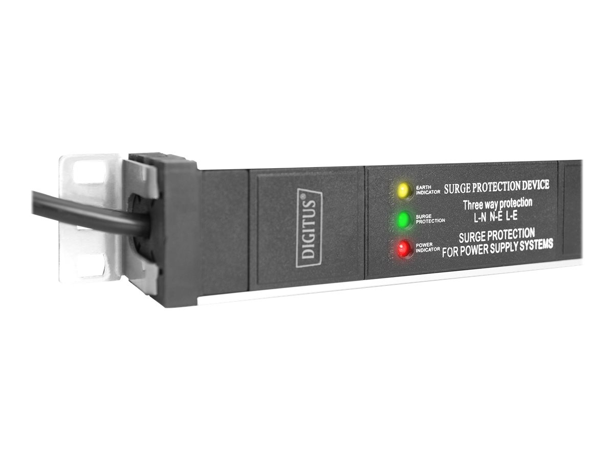 DIGITUS 1U Aluminium PDU Rackmountable