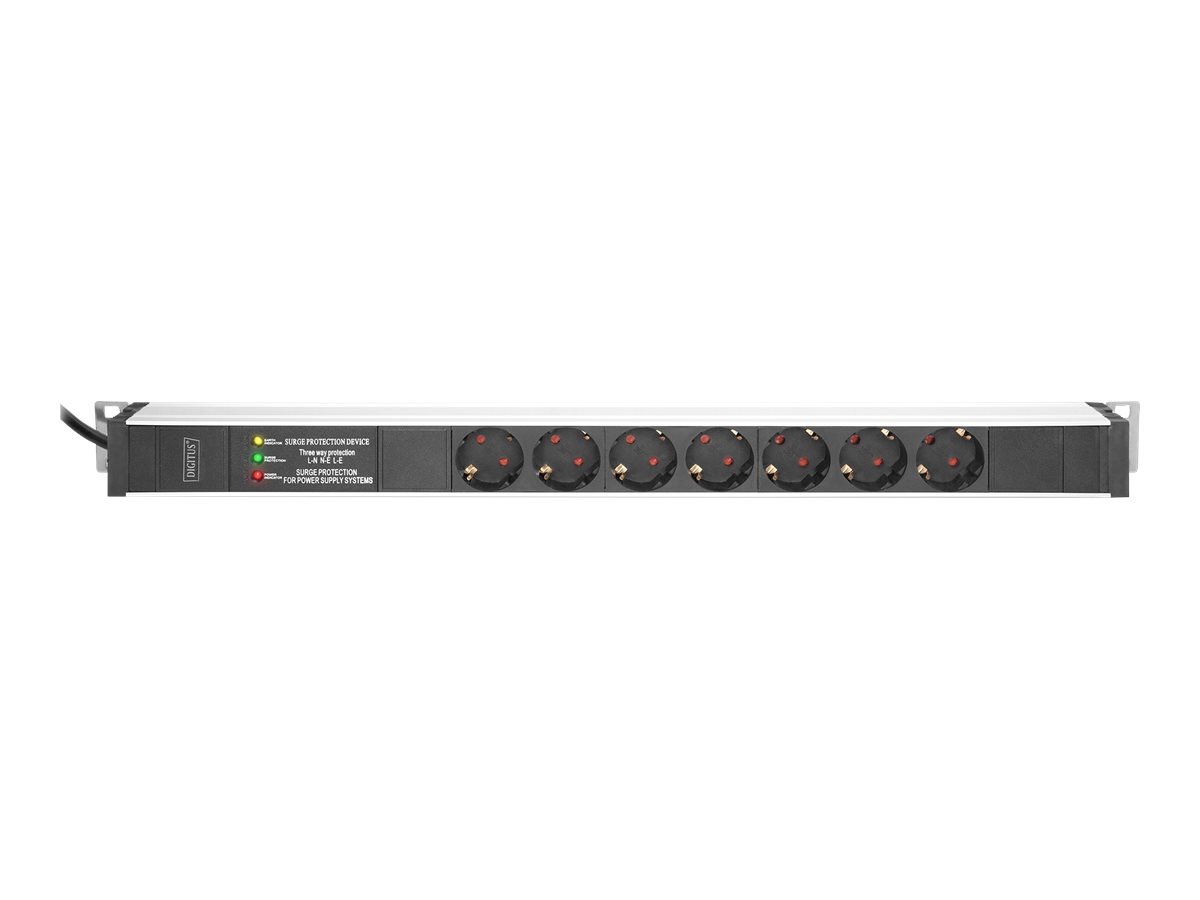 DIGITUS 1U Aluminium PDU Rackmountable