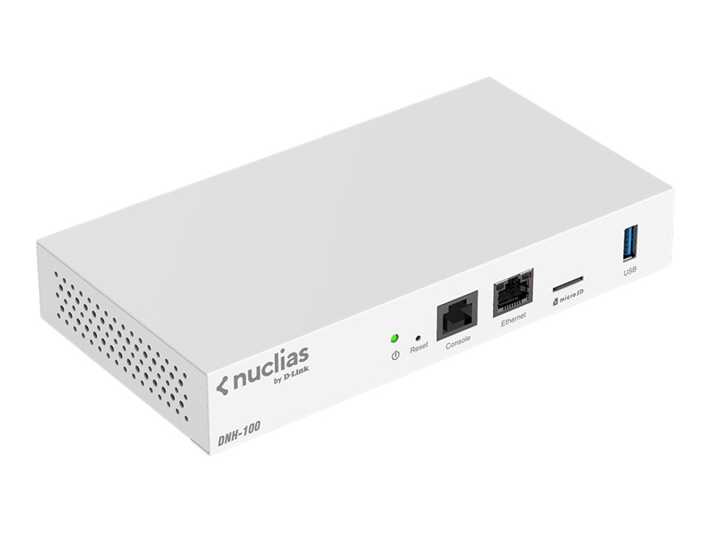 D-Link, Nuclias Connect Hub, DNH-100, 802.11ac, Mesh Support No, 10/100/1000 Mbit/s, Ethernet LAN (RJ-45) ports 1, No mobile broadband, MU-MiMO No, no PoE